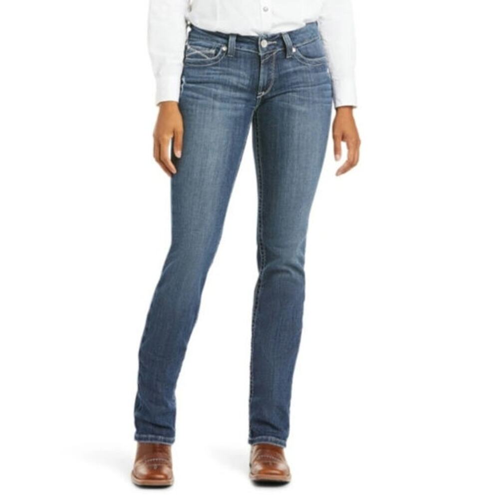 Ariat Ladies Gianna Arrow Fit Stackable Straight Leg Jeans Size 32R